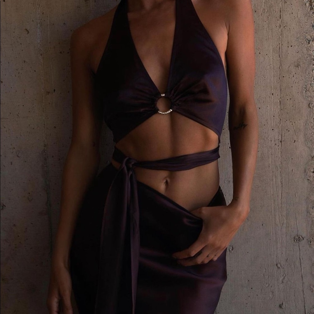 Silk halter RAT @ BOA top